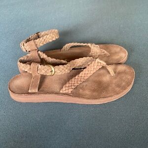 Teva Braided Tan Sandals